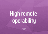 High remote operability
