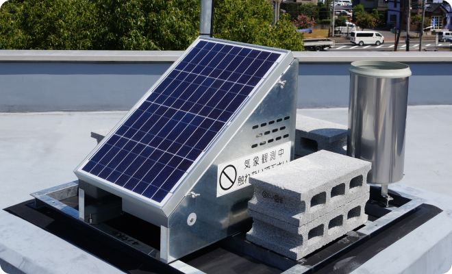 建物の屋上設置